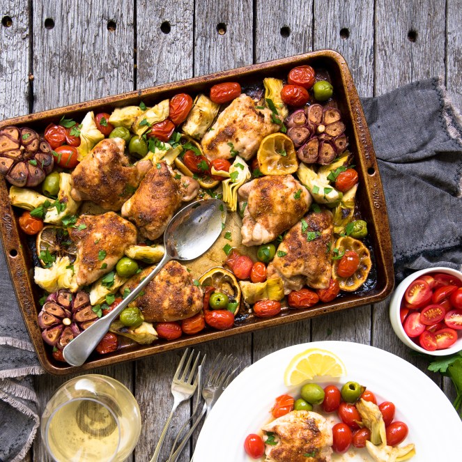 chicken sheetpan square